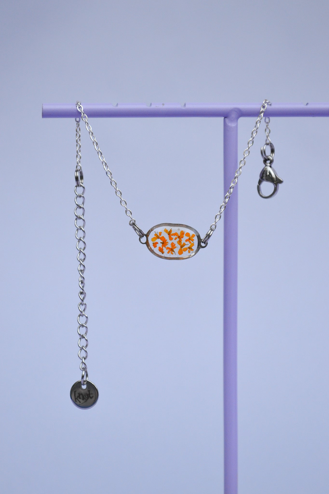 Witte Dille armband ovaal