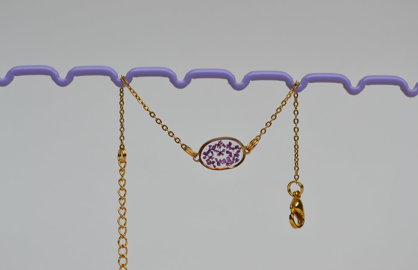 Witte Dille armband ovaal