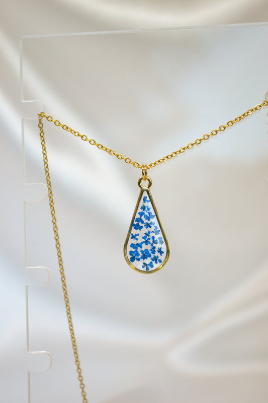 Witte Dille x Druppel M ketting