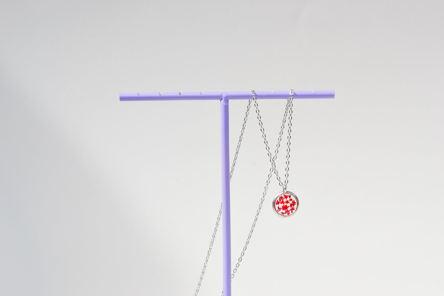 Mini Witte Dille ketting