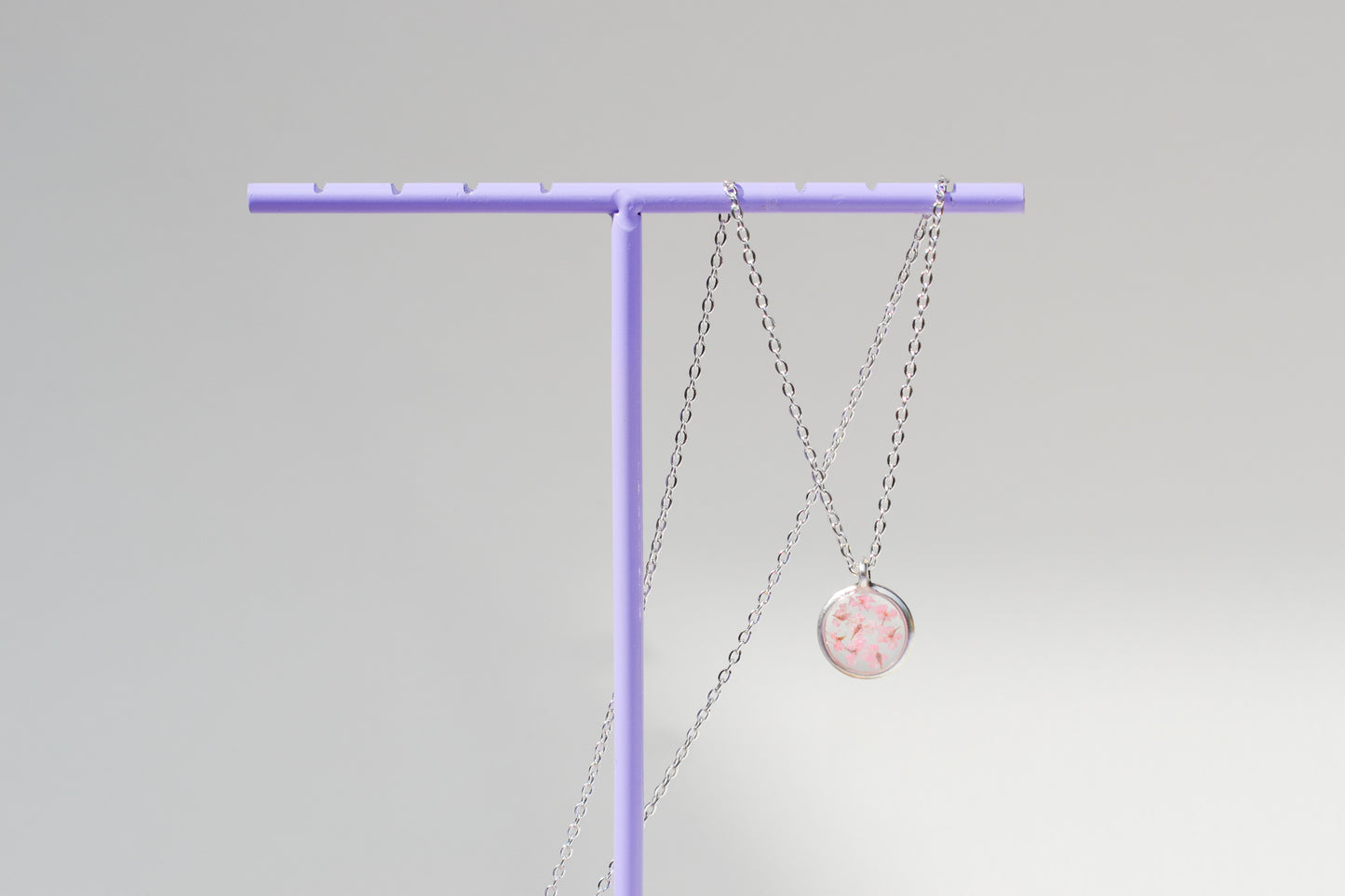 Mini Witte Dille ketting